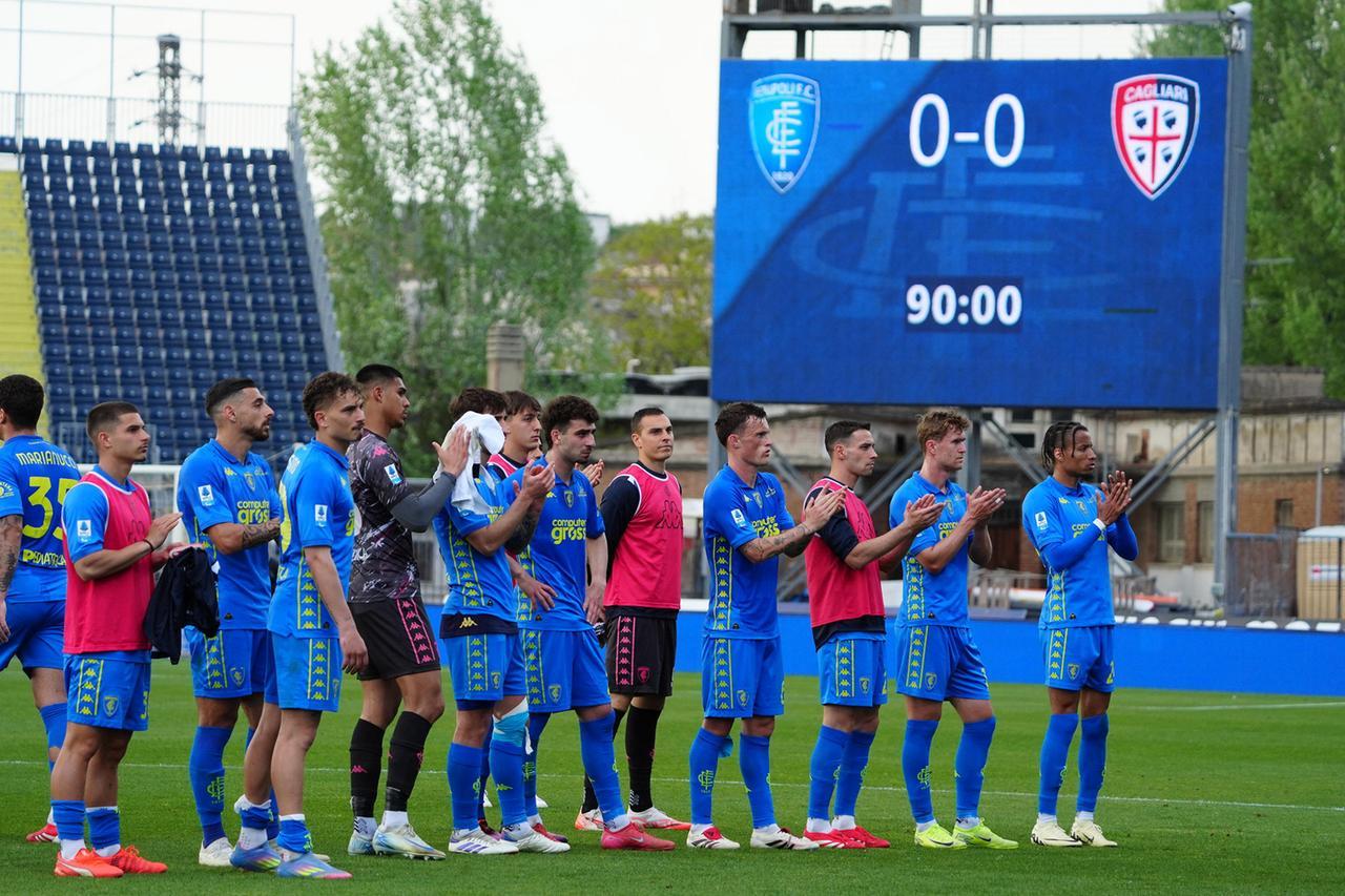 Empoli, col Cagliari è passato invano il penultimo treno salvezza
