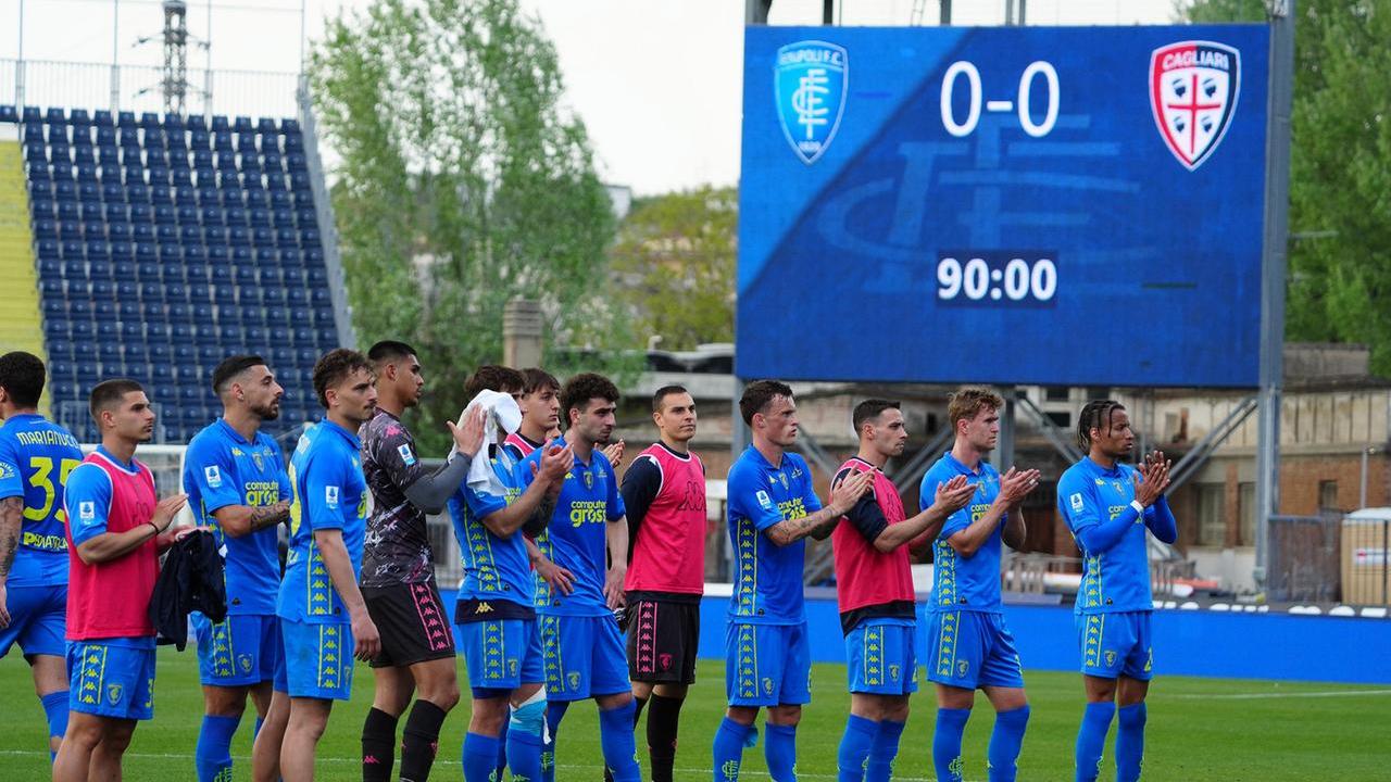 Empoli, col Cagliari è passato invano il penultimo treno salvezza