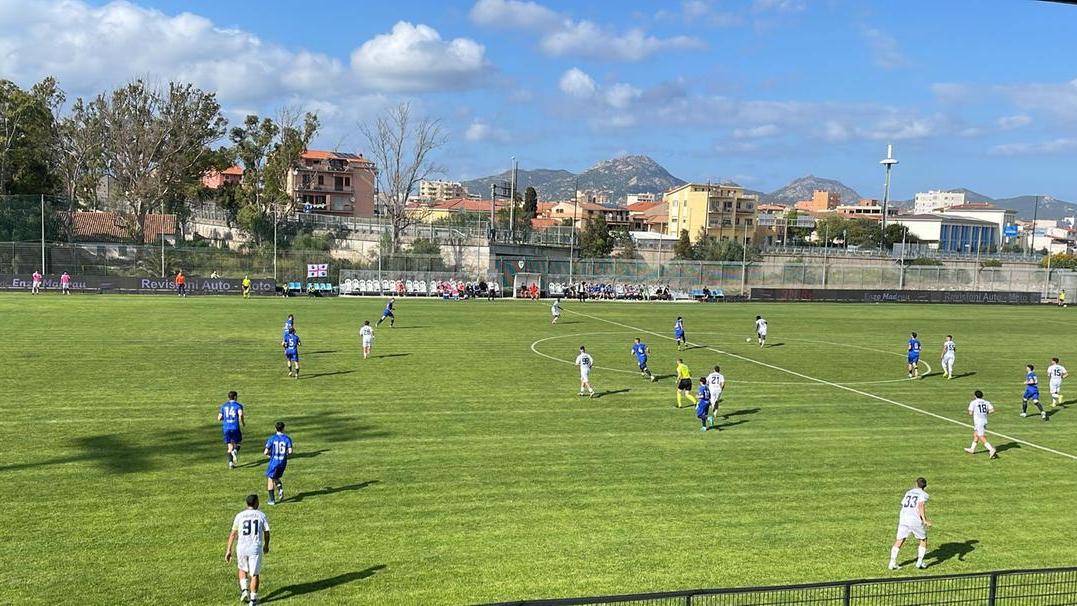 Una immagine della partiota Olbia-Cynthialbalonga