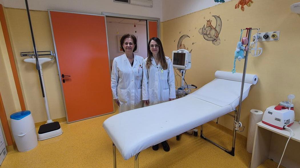 Le specialiste del reparto di Pediatria dell'ospedale San Martino