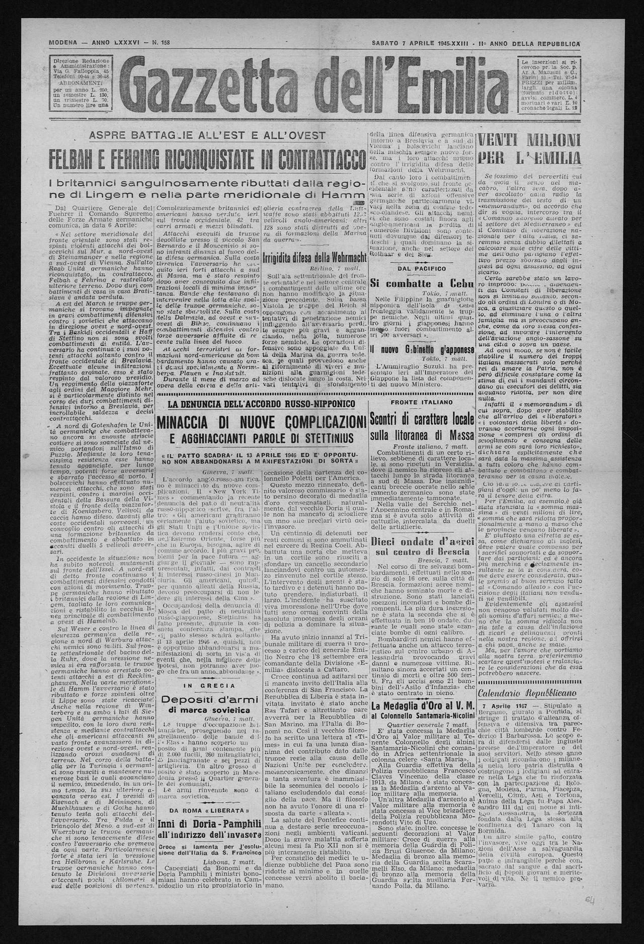80 anni di Liberazione: si distribuisce la carne bovina, ma non a tutti