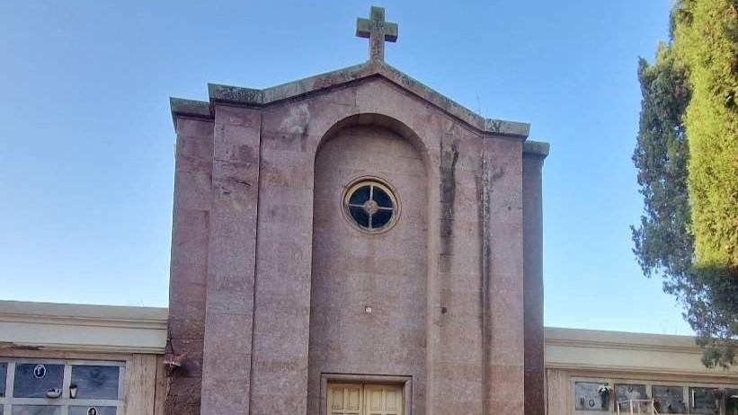 La cappella del cimitero "San Pietro" di Oristano