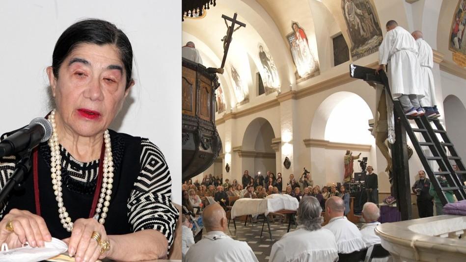 Maria Antonietta Mongiu e il rito de S'Iscravamentu nel 2024