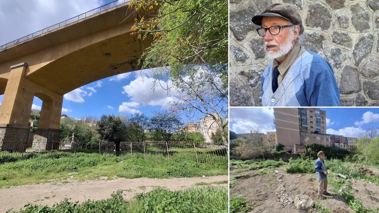 L'ingresso del parco ed Emanuele Bernardinelli <strong>(foto e video di Ivan Nuvoli)</strong>