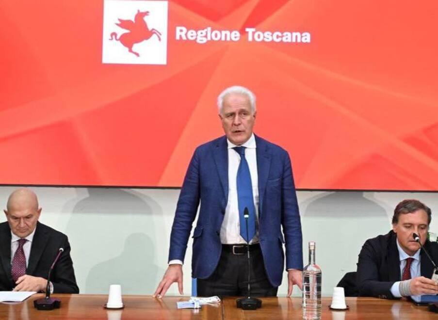 Il presidente della Regione Toscana