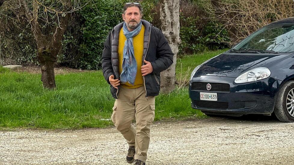 Daniele Maiorino sul luogo del delitto la mattina dell’omicidio