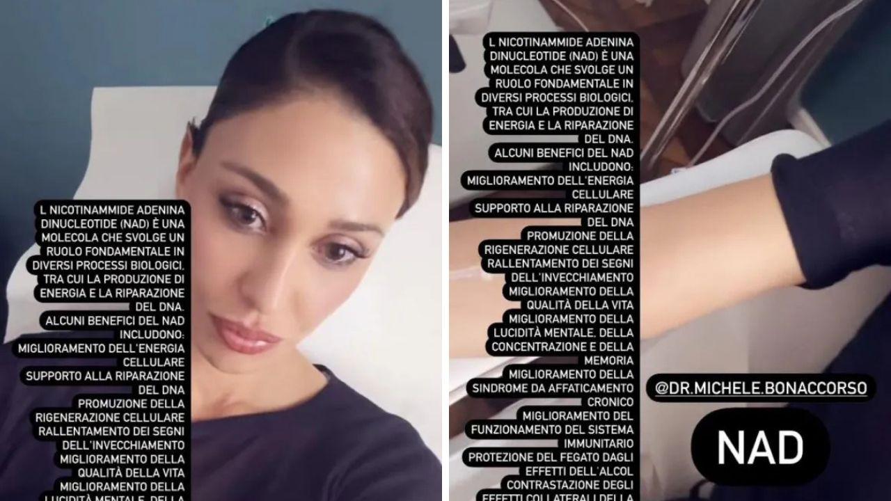 
	Belen durante il suo trattamento

