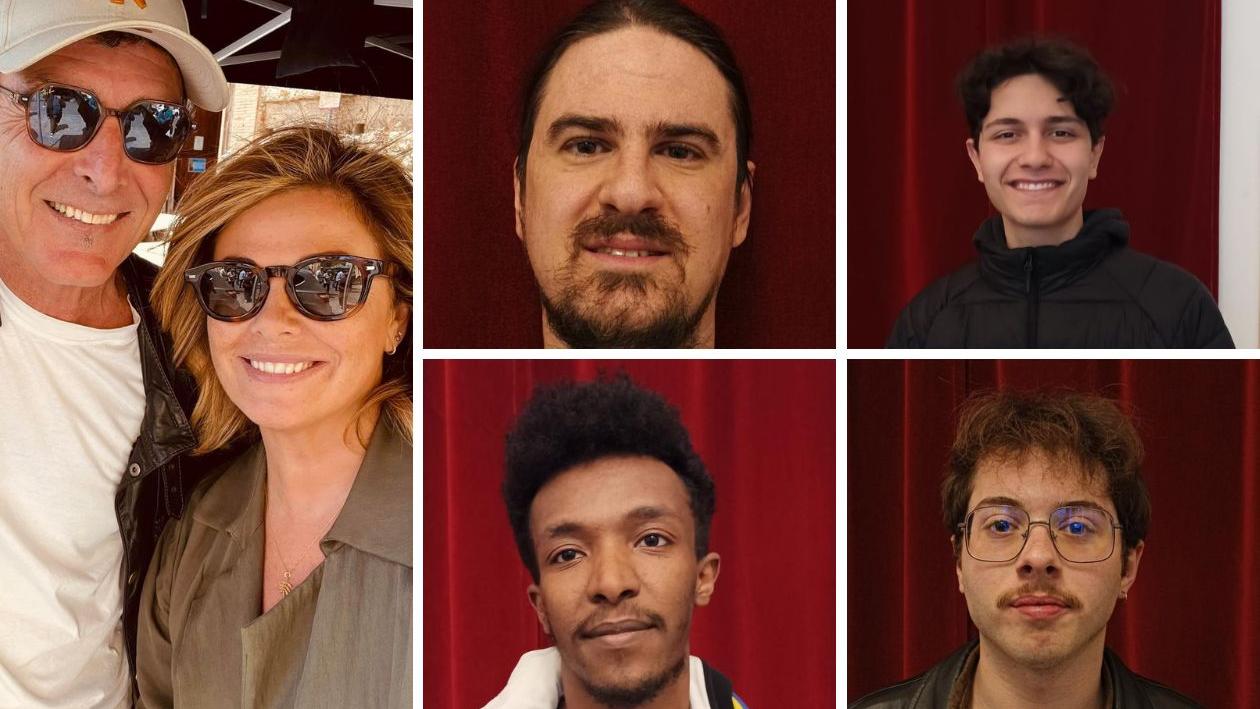 Vanessa Incontrada con Dario Spagnoli (ristorante Forte San Pietro), dall'alto Marco Miraglia, Naty Brazzalotto, Fabio Fusco, Emanuele Vitto