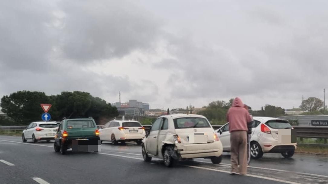 Il tamponamento sulla Variante