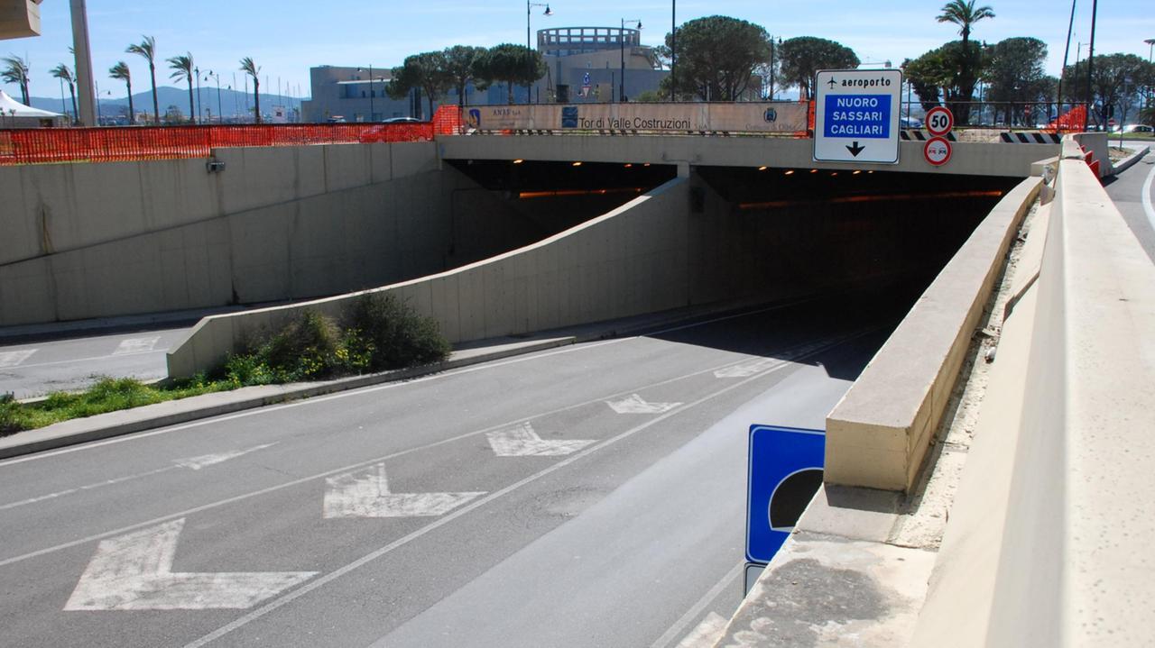 Lavori nel tunnel di Olbia, rallentamenti nel traffico