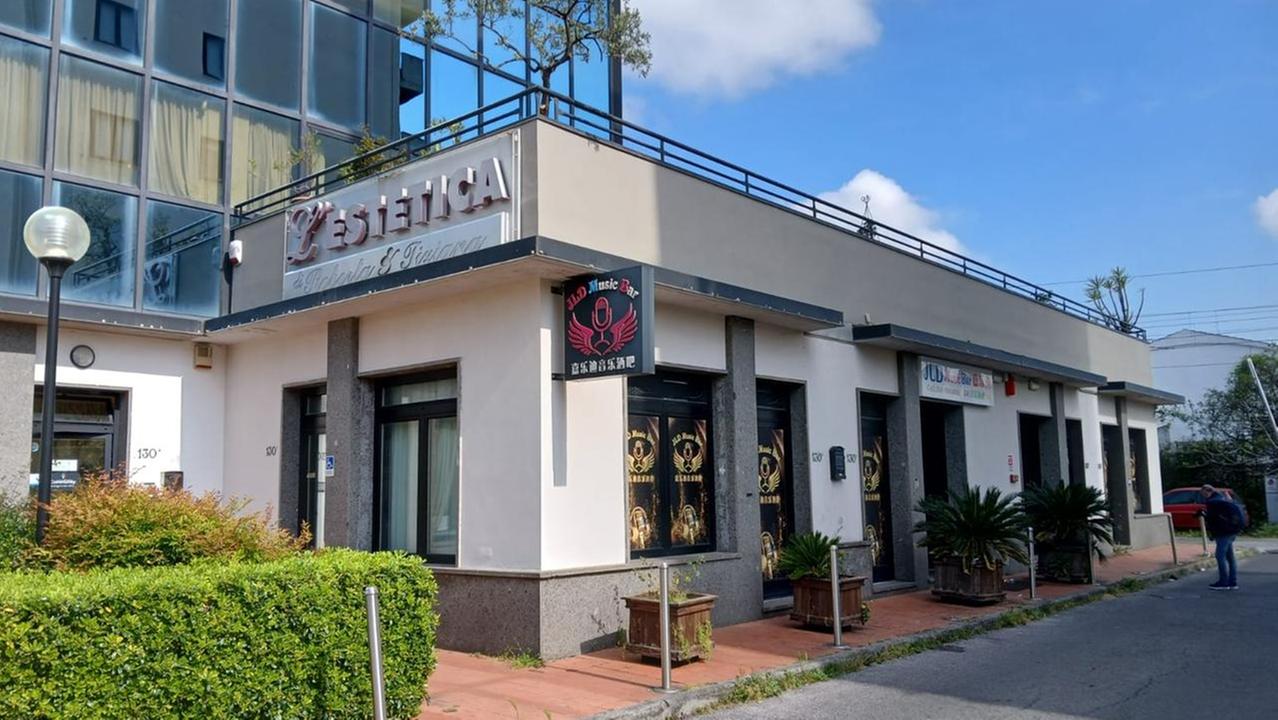 Il locale cinese di via Filzi dove è avvenuta l'aggressione