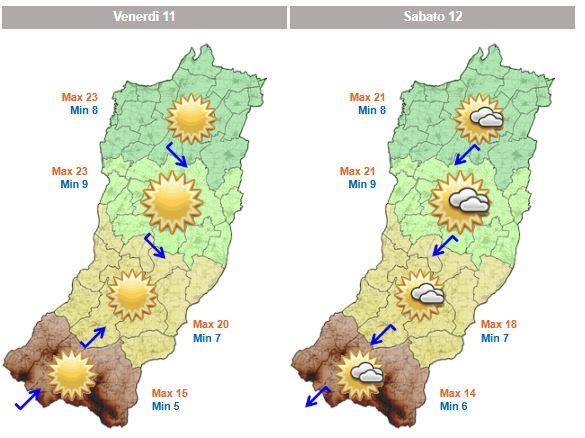 Meteo a Reggio Emilia: dopo il sole arriva il maltempo