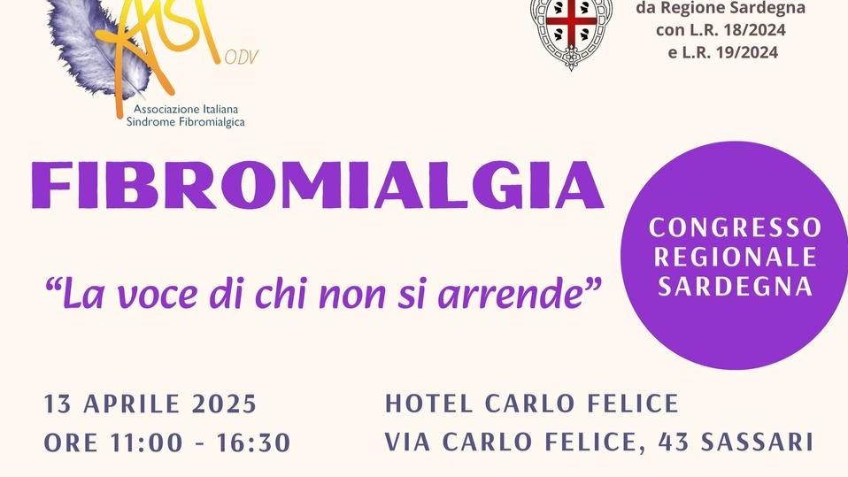 Fibromialgia, a Sassari medici ed esperti a confronto per il congresso regionale