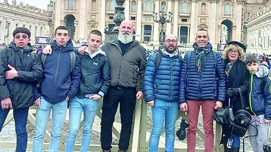 Gli studenti di Buddusò a Roma con i loro accompagnatori