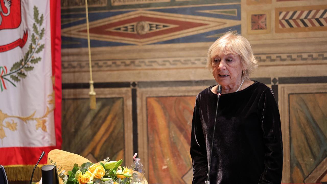 Giuliana Sgrena al premio Ghinetti (foto Stick)