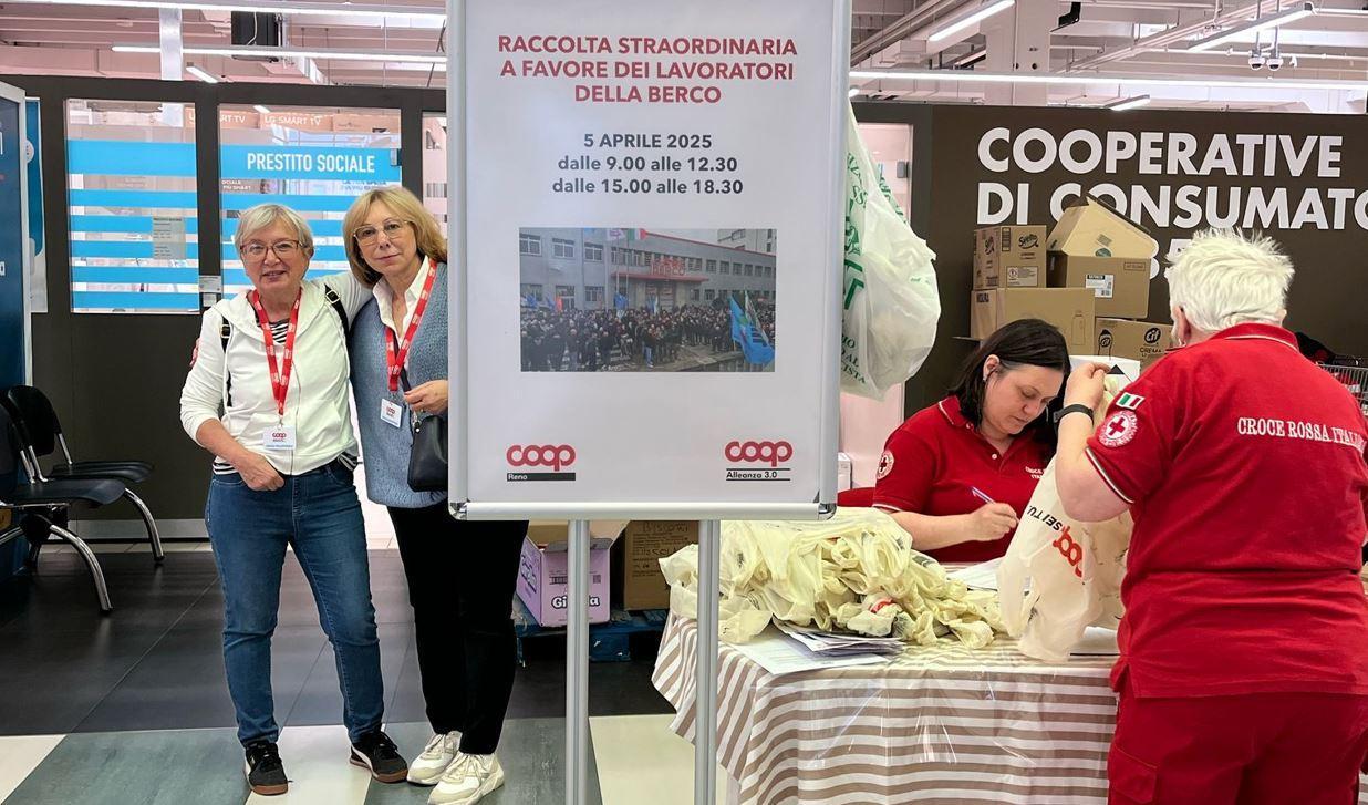 Lavoratori Berco, da Coop tre tonnellate di prodotti alimentari