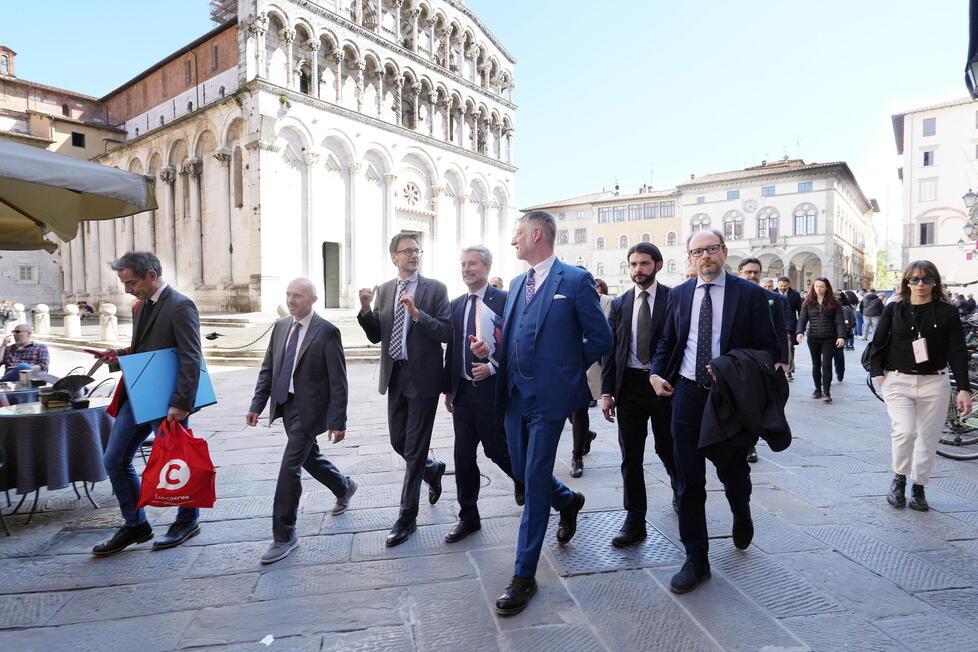 
	Il ministro a Lucca

