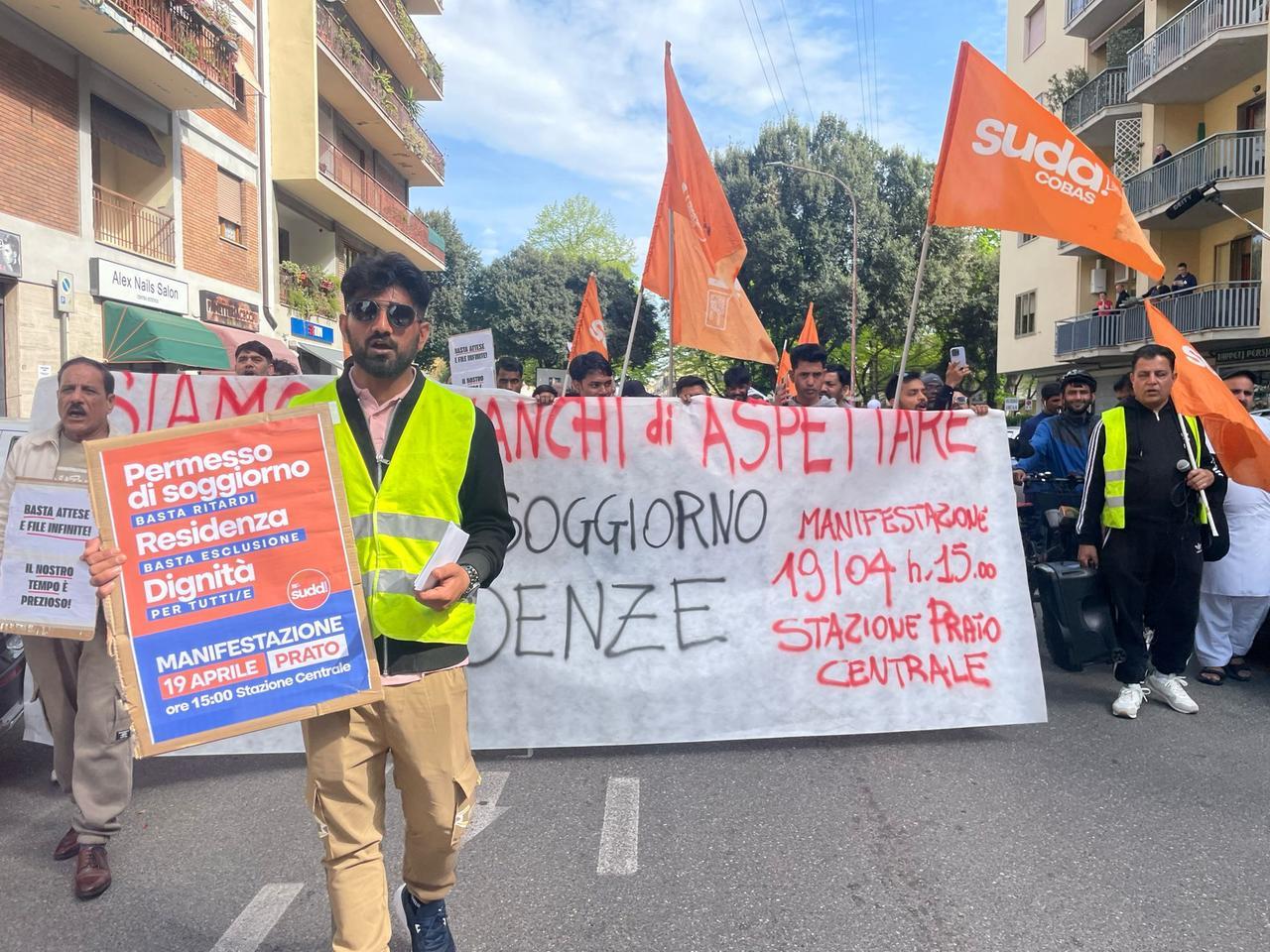 
	Il corteo del Sudd Cobas al Soccorso

