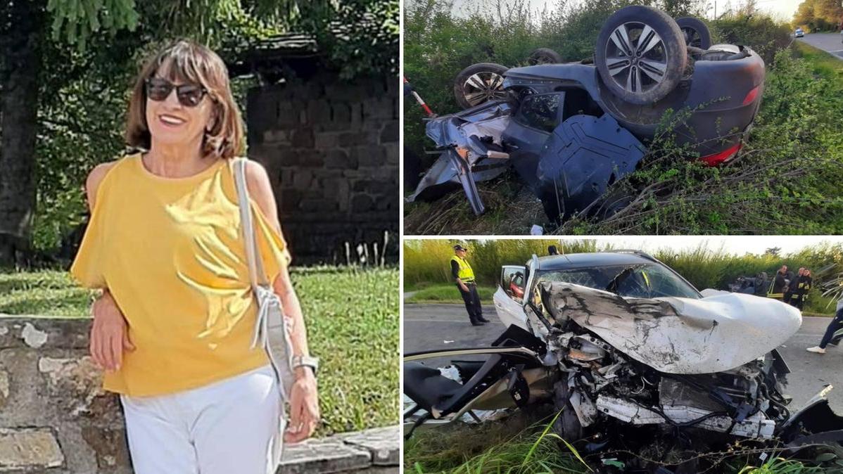 Ileana Gaspari e le auto distrutte