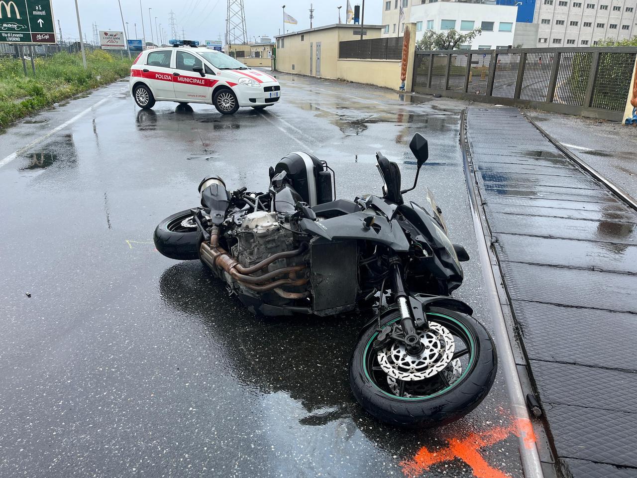 
	L'incidente mortale (foto Stick)

