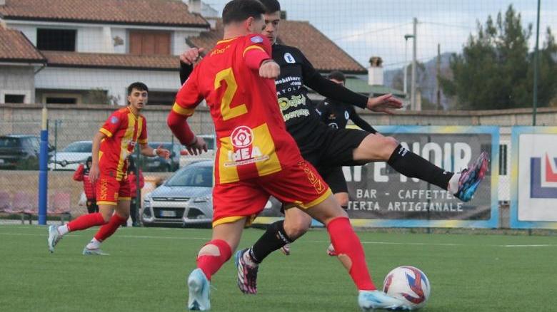 Una immagine della partita Atletico Uri-Real Monterotondo