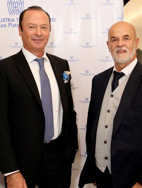 
	A sinitra il presidente di Confindustria Toscana Nord Daniele Matteini con il vice Tiziano Pieretti

