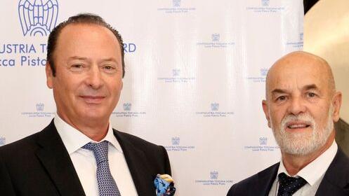 A sinitra il presidente di Confindustria Toscana Nord Daniele Matteini con il vice Tiziano Pieretti