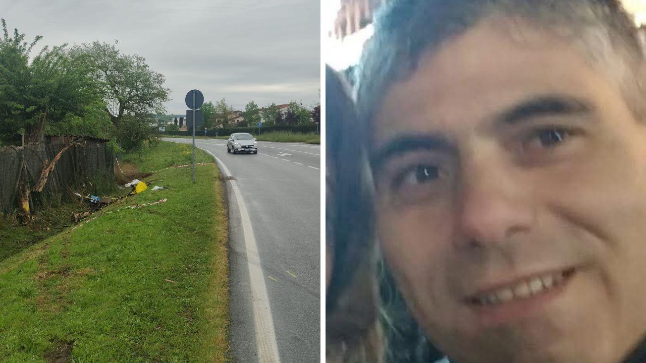 Alessandro Talini e il luogo dell'incidente