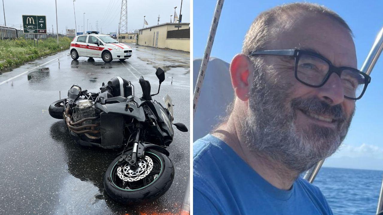 Massimiliano Sartor (nella foto concessa dalla famiglia) e il luogo dell’incidente (foto Stick)