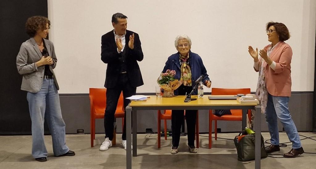 La superstite dell’eccidio della Bettola Liliana Del Monte si è raccontata agli studenti a Sant’Ilario