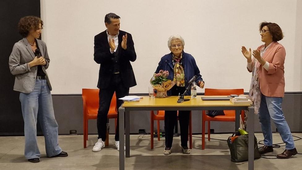 La superstite dell’eccidio della Bettola Liliana Del Monte si è raccontata agli studenti a Sant’Ilario