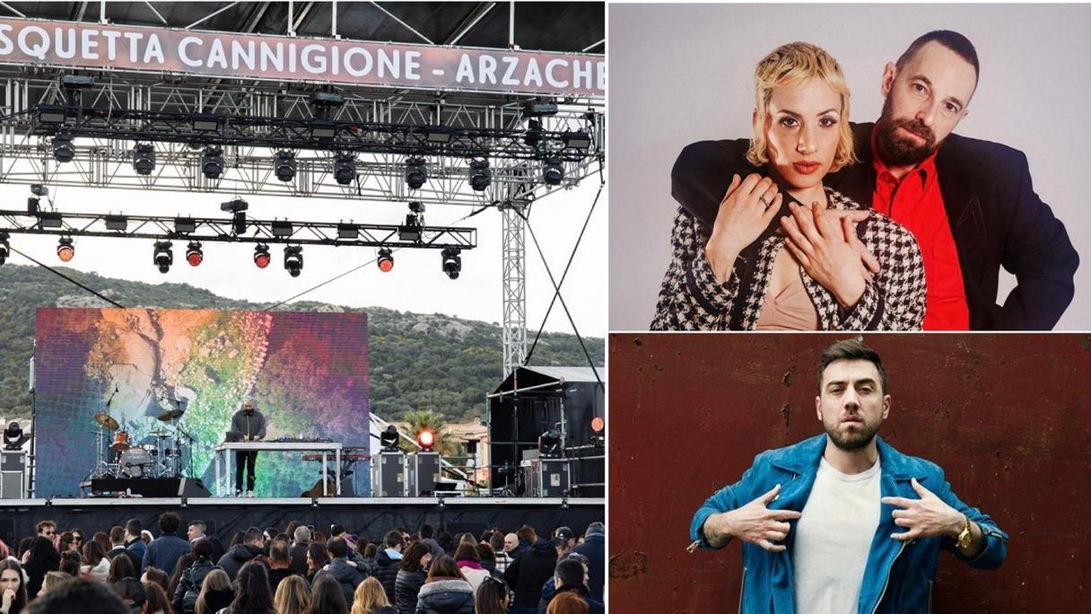 La Pasquetta a Cannigione e accanto Coma Cose e Coez