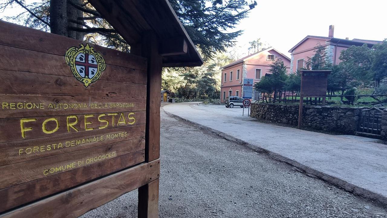 La sede dell'Ente Forestas nella zona di Montes nel territorio di Orgosolo