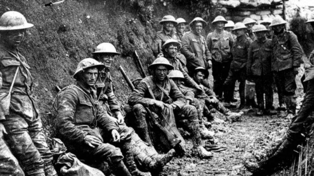 I soldati in trincea durante la Prima Guerra Mondiale