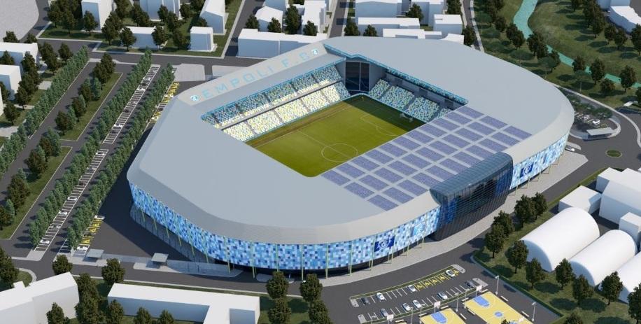 Stadio Empoli, rivoluzione parcheggi: col restyling 817 nuovi posti