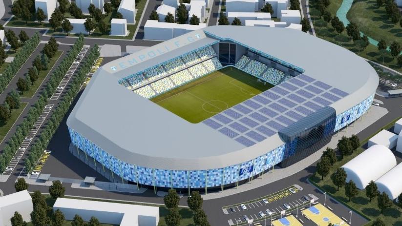 Stadio Empoli, rivoluzione parcheggi: col restyling 817 nuovi posti