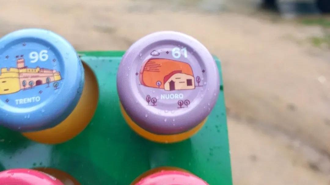 Sa Conca del monte Ortobene sui tappi da collezione della Yoga