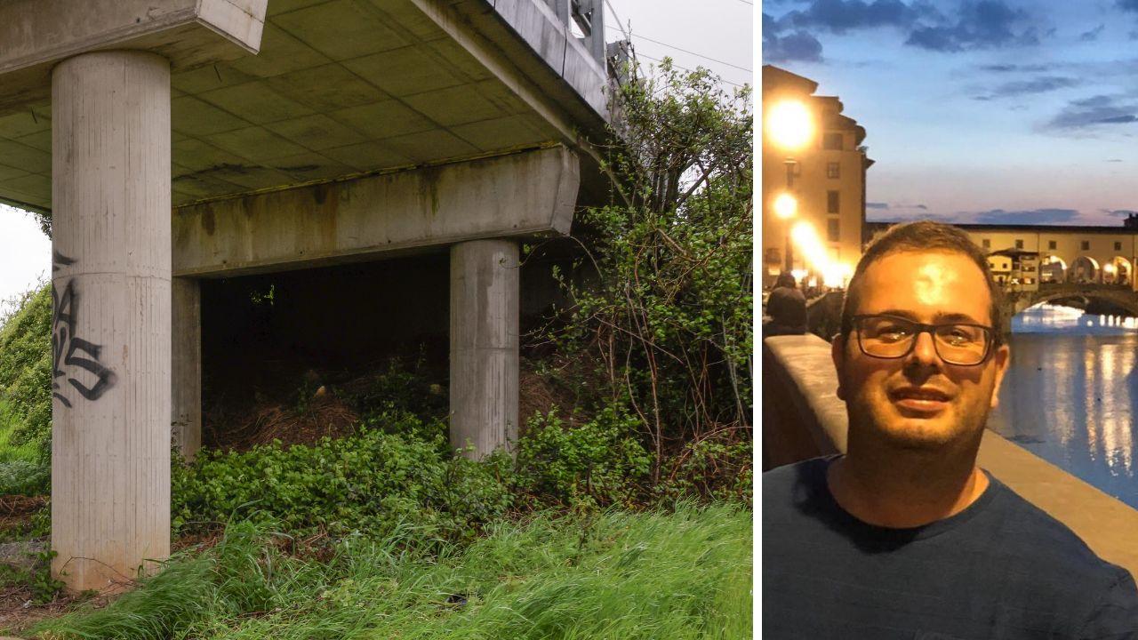 Il luogo del ritrovamento del cadavere della guardia giurata 45enne 