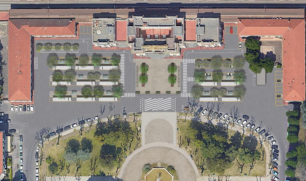
	Il rendering mostra come diventer&agrave; la nuova piazza della stazione


