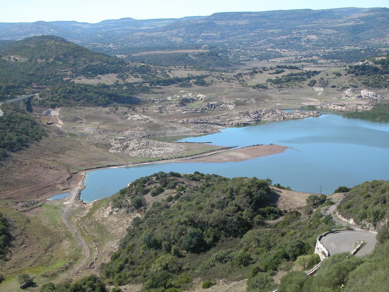 invaso semivuoto della valle alta del temo