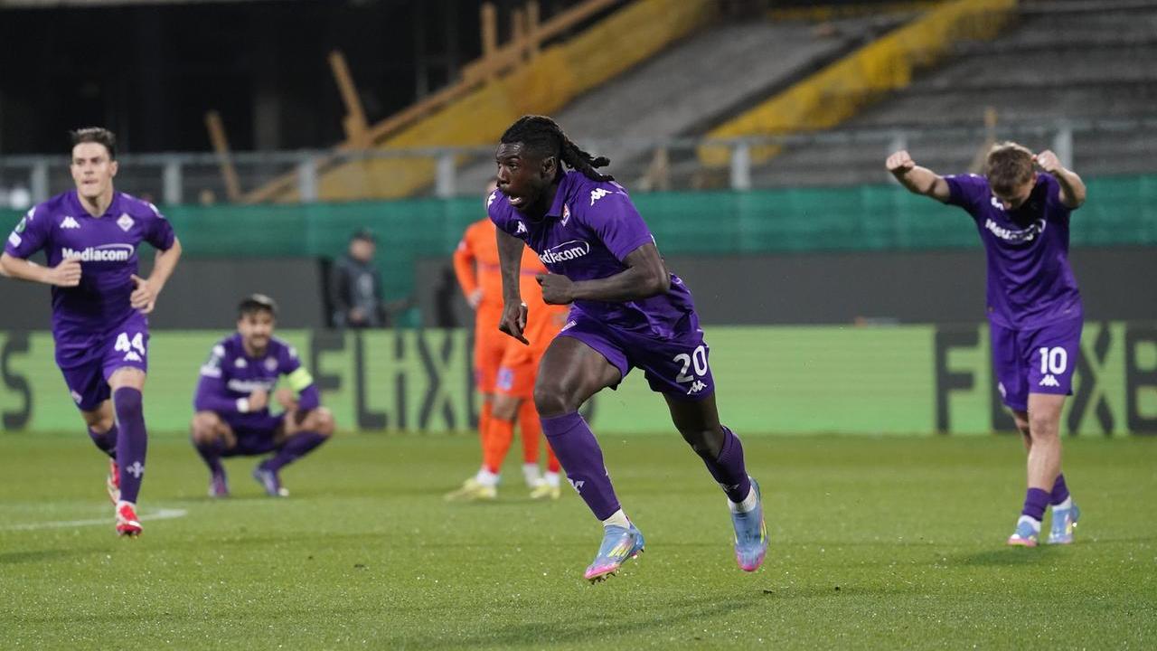 Fiorentina, è semifinale di Conference: ma quanta fatica. Kean decisivo