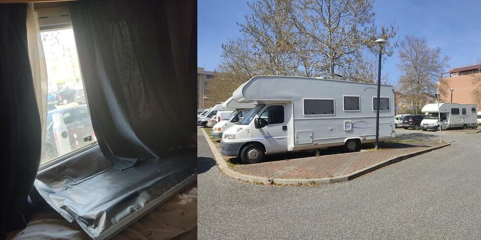 Camper devastato in via della Pace «Telecamere per un po’ di sicurezza»