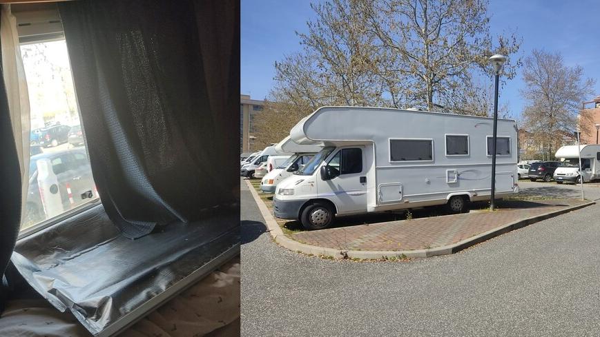 Camper devastato in via della Pace «Telecamere per un po’ di sicurezza»