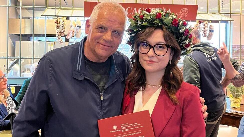 Naemi Vivaldi con Mario Bartoli