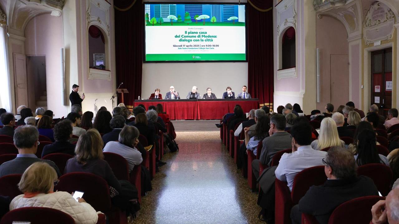 La presentazione del piano casa del Comune di Modena