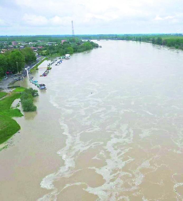 Piena del Po: quando passa e quali livelli sono previsti