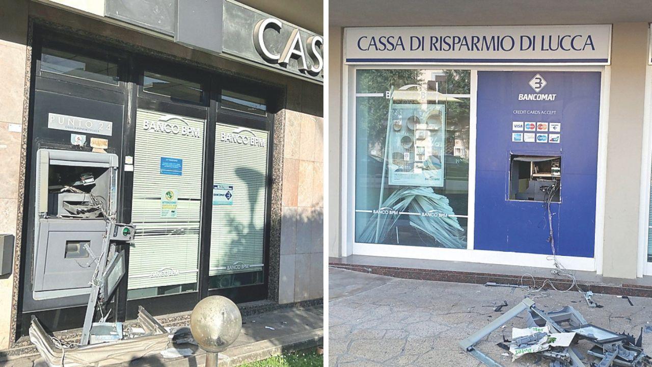 Gli sportelli fatti saltare