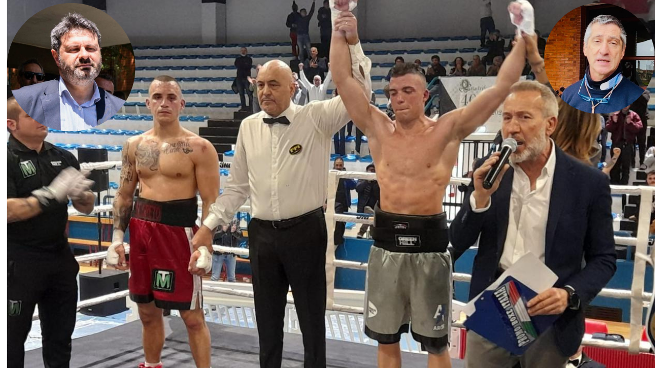 Al campione Aroni i complimenti del sindaco e di don Fabrizio, zio del suo avversario