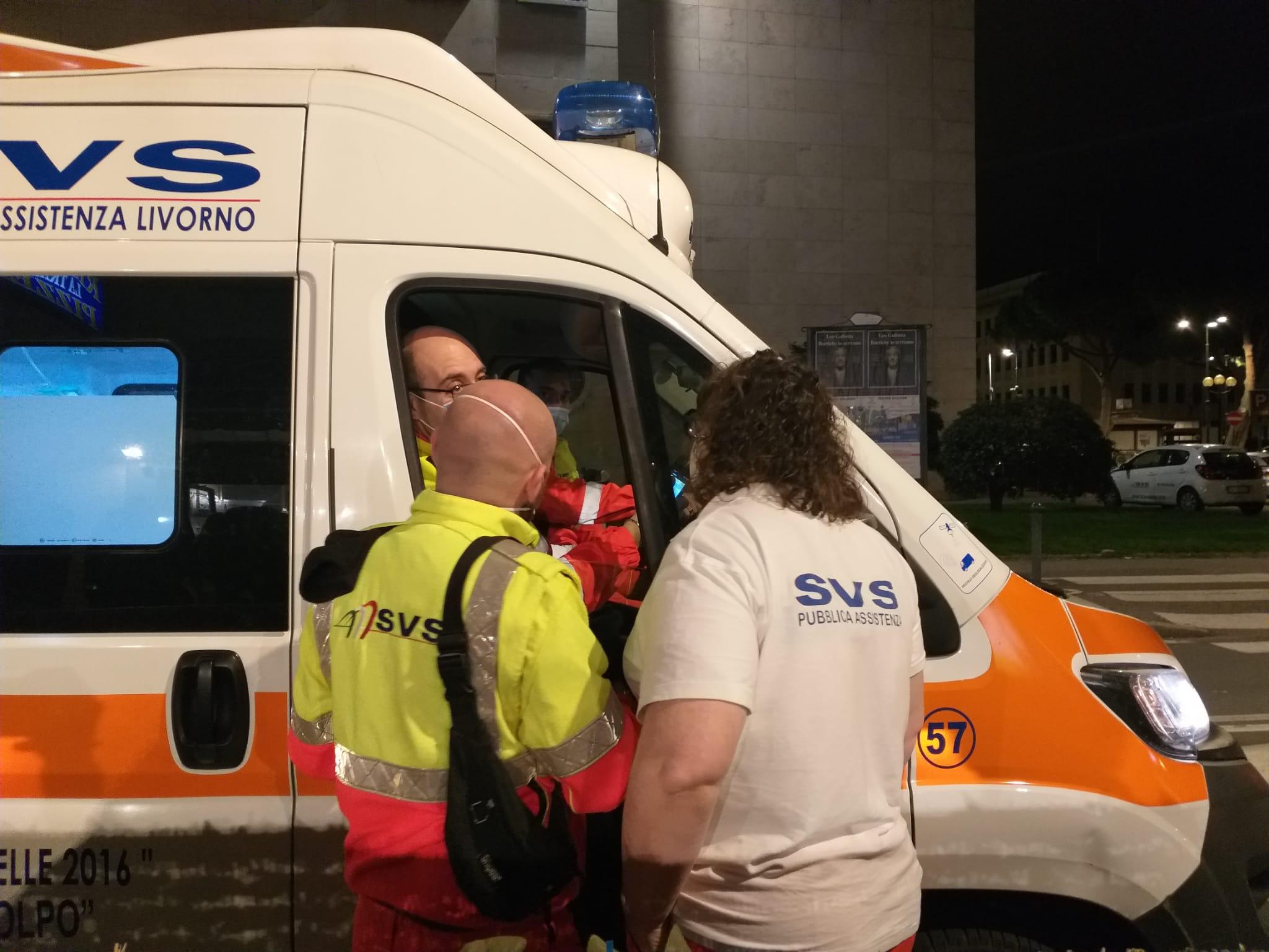 Un'ambulanza della Svs (foto d'archivio)