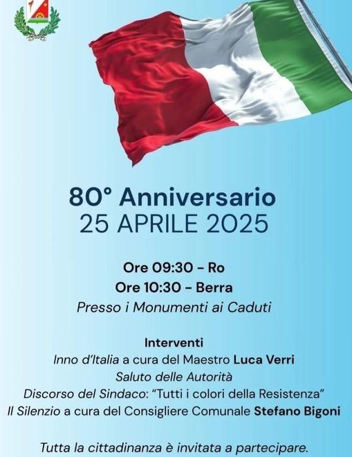 Manifesto comunale per il 25 aprile ma manca la parola Liberazione, scoppia la polemica
